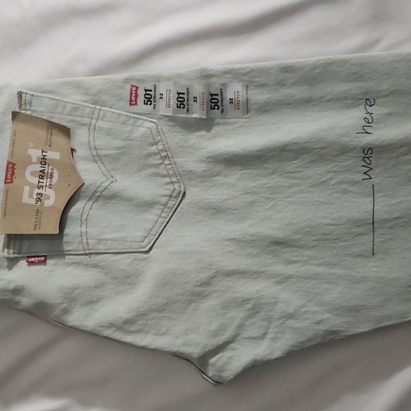 LEVI'S 501 93 STRAIGHT MEN'S 32.NWT - Picture 4 of 5